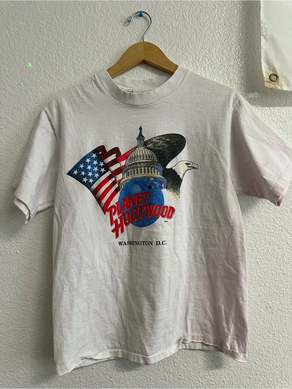 Vintage 90s Planet Hollywood Washington DC USA Single Stitch Tee Large